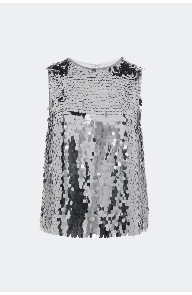 SIMONMILLER Shirley Sequin Top, Main, color, Satellite Silver