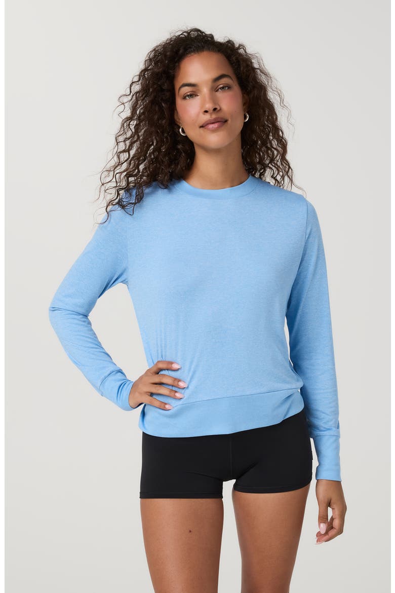 Daydream Crew T-Shirt, Alternate, color, OASIS BLUE HEATHER