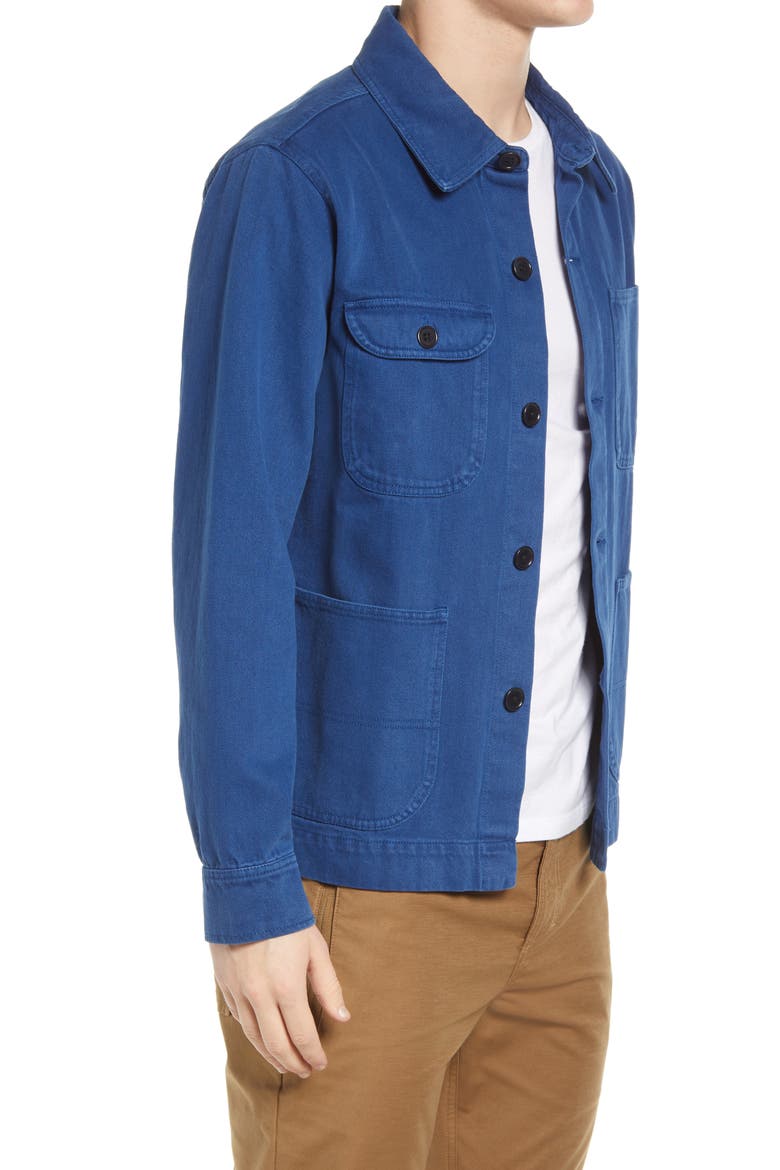 Garment Dyed Work Jacket, Alternate, color, FRENCH NAVY