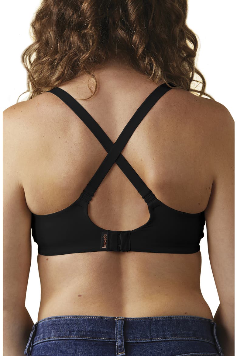 Buttercup Convertible Maternity/Nursing Bra, Alternate, color, BLACK