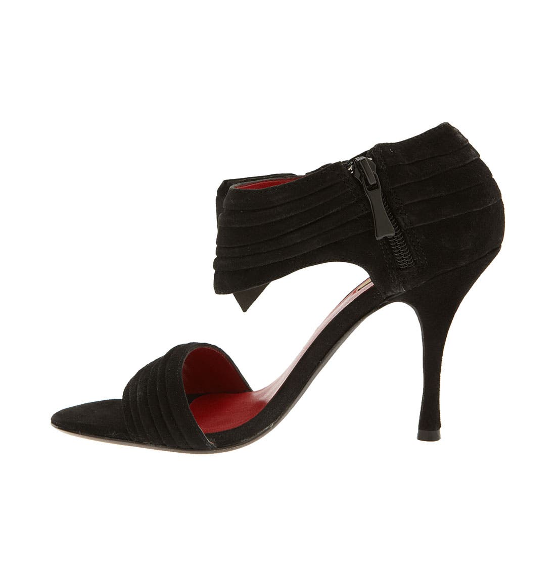 MAXSTUDIO 'Sxishi' Sandal, Alternate, color, BLACK SUEDE