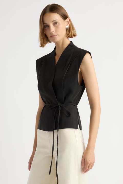 Leandra Tie-Wrap Vest