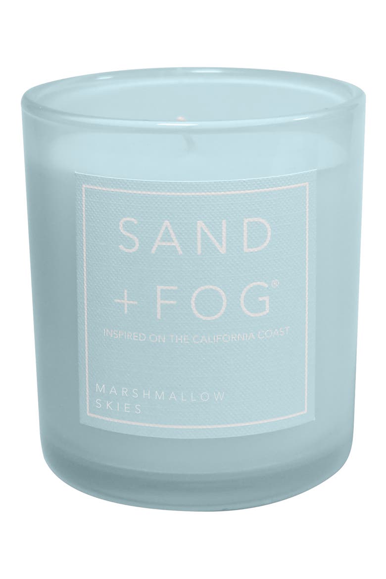 Marshmallow Skies Scented Glass Jar Candle, Main, color, MARSHMALLOW SKIES