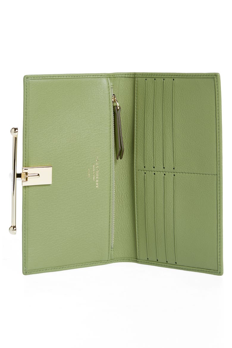 Small Melville Leather Bifold Wallet, Alternate, color, OLIVE