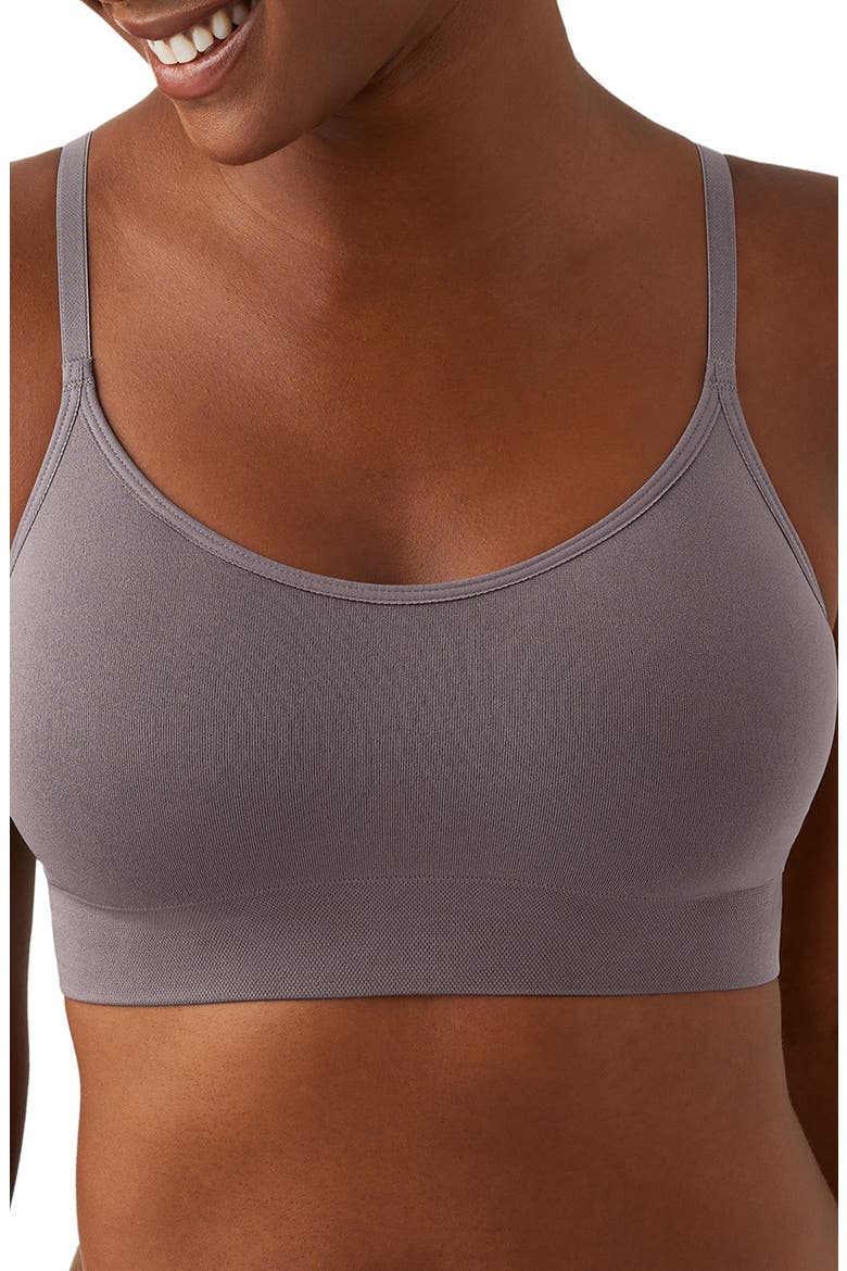 Comfort Intended Bralette, Main, color, SHARK