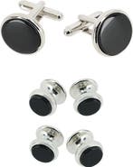 Trafalgar Sutton Onyx Cuff Link
Stud Set