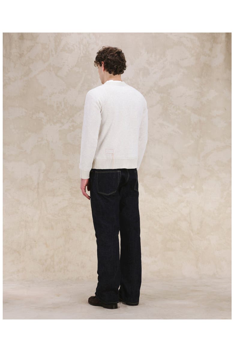 Barney Herringbone Denim, Alternate, color, BLUE