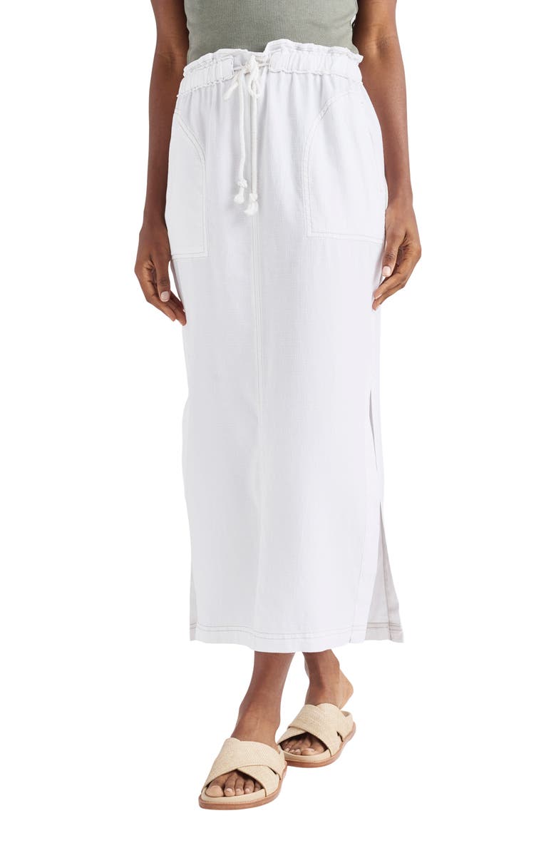 Splendid Luella Drawstring Maxi Skirt, Main, color, 