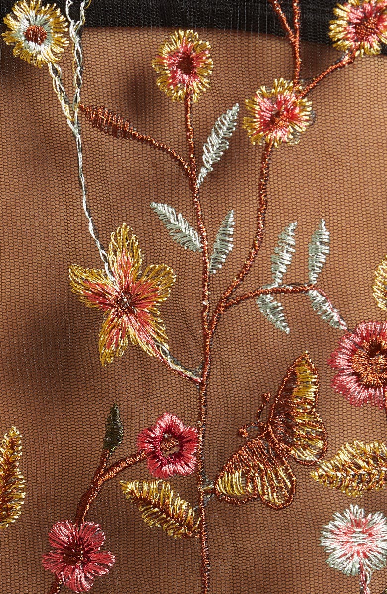 Endless Rose Embroidered Mesh Top, Alternate, color,