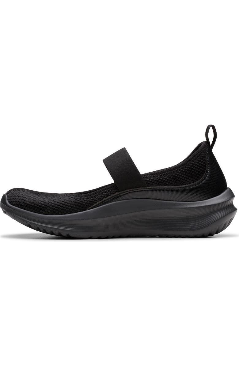 Clarks<sup>®</sup> Solevana Mary Jane Sneaker, Alternate, color, Black