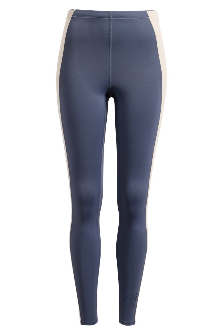 High Waist Leggings, Alternate, color, DEEP ROYAL/ STONE