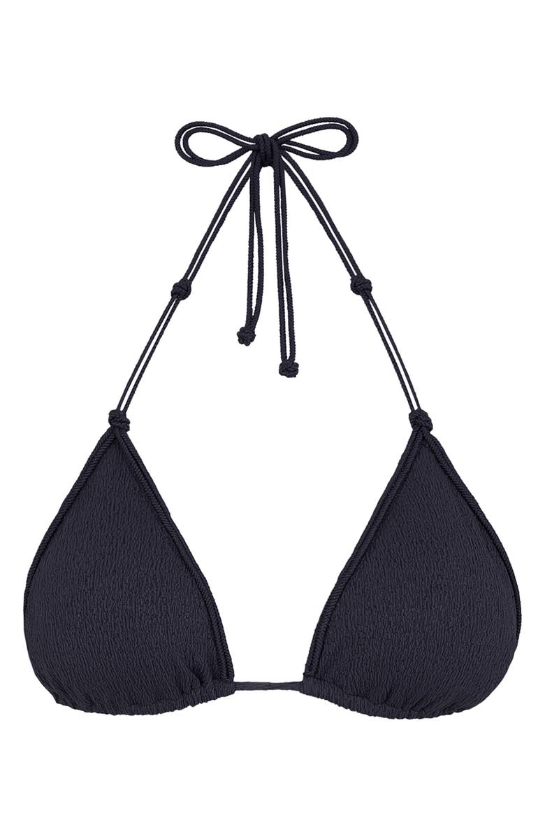 ViX Paula Hermanny Firenze Clea Triangle Bikini Top, Alternate, color, Blue