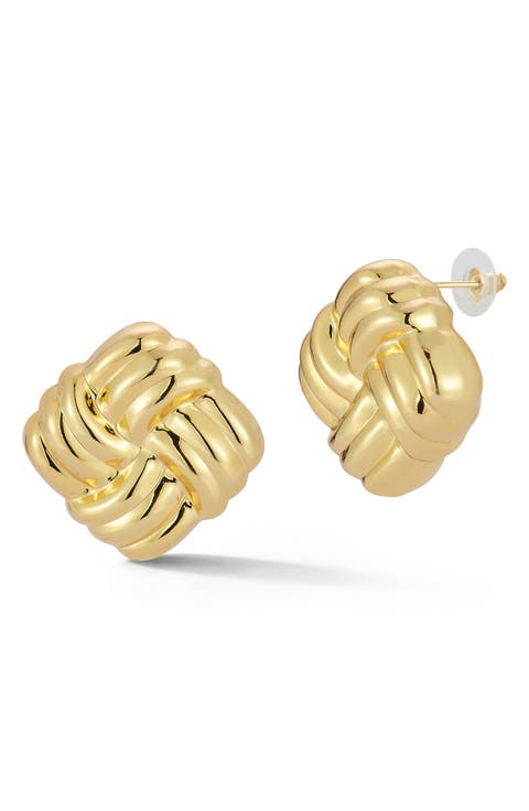 Love Knot Stud Earrings