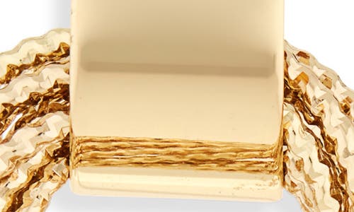 Nordstrom Rack Interlocking Circle Drop Earrings In Gold