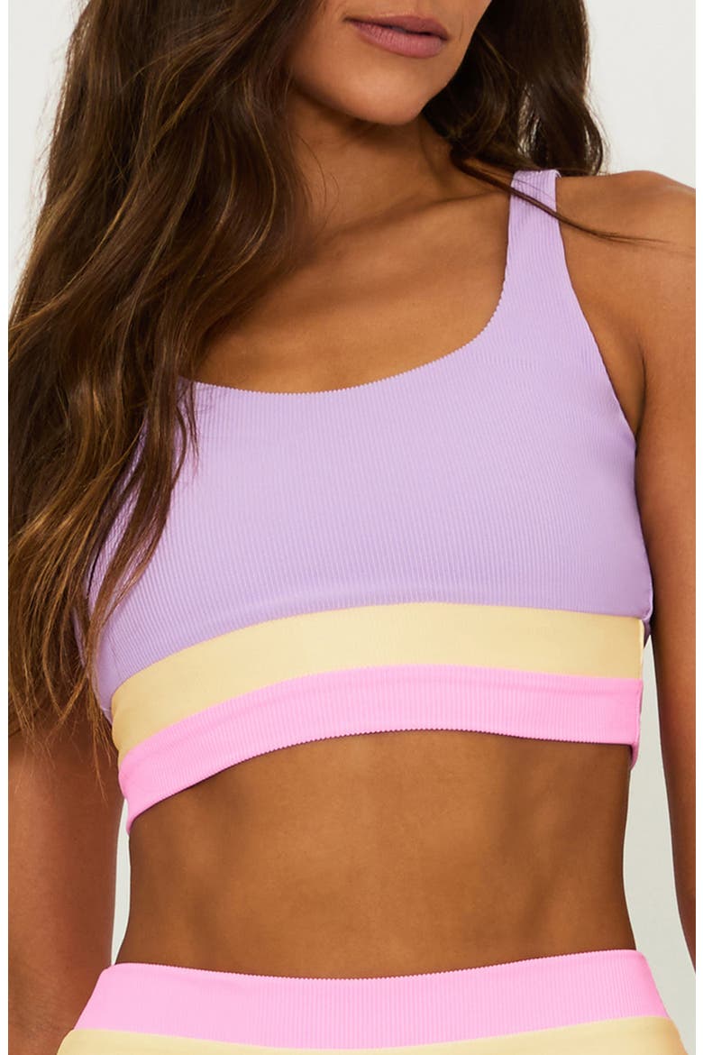 Mackenzie Colorblock Bikini Top, Main, color, SUBLIME