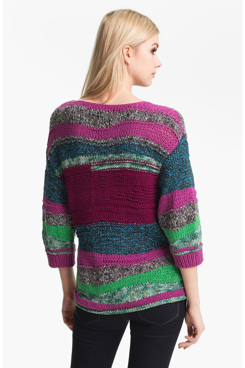 'Anarchy' Sweater, Alternate, color, PLUM MULTI