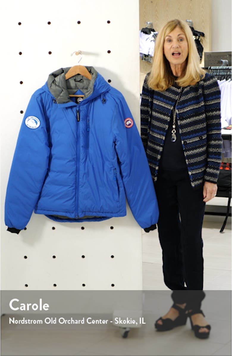 PBI Lodge Slim Fit Packable 750 Fill Power Down Hooded Jacket, sales video thumbnail