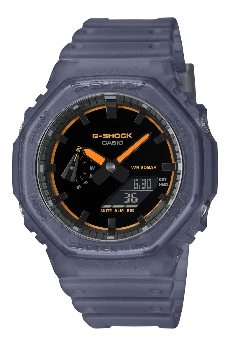 5600 Series Ana-Digi Resin Strap Watch, 48.5mm x 45.4mm, Main, color, BLUE