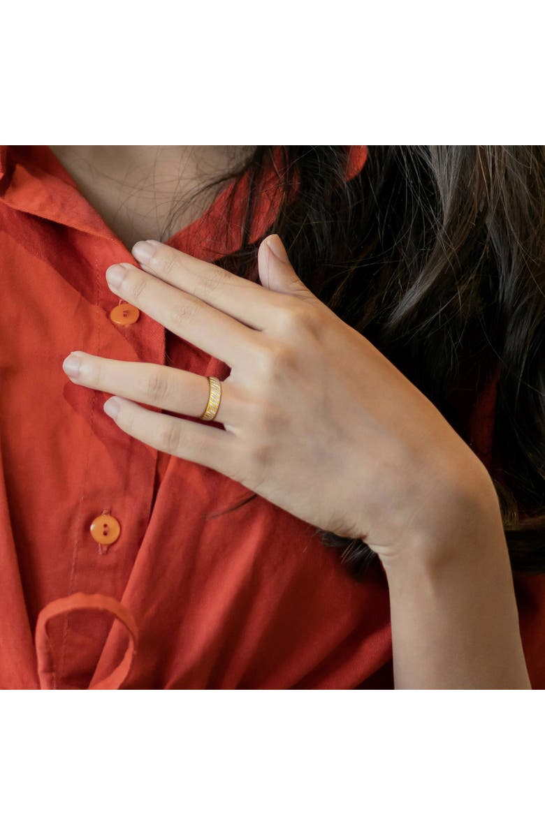 Julianna B. Brushed Finish Wedding Band 14k Two-Tone, Alternate, color, 