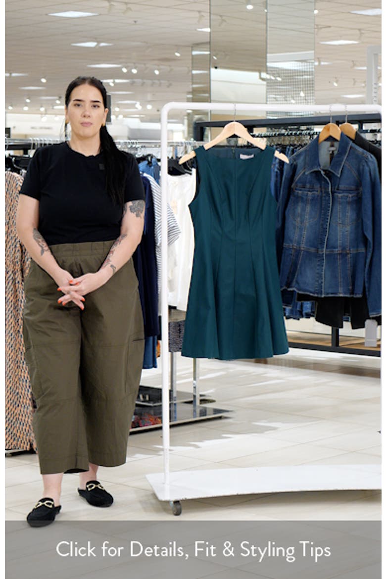 Seamed Fit & Flare Minidress video