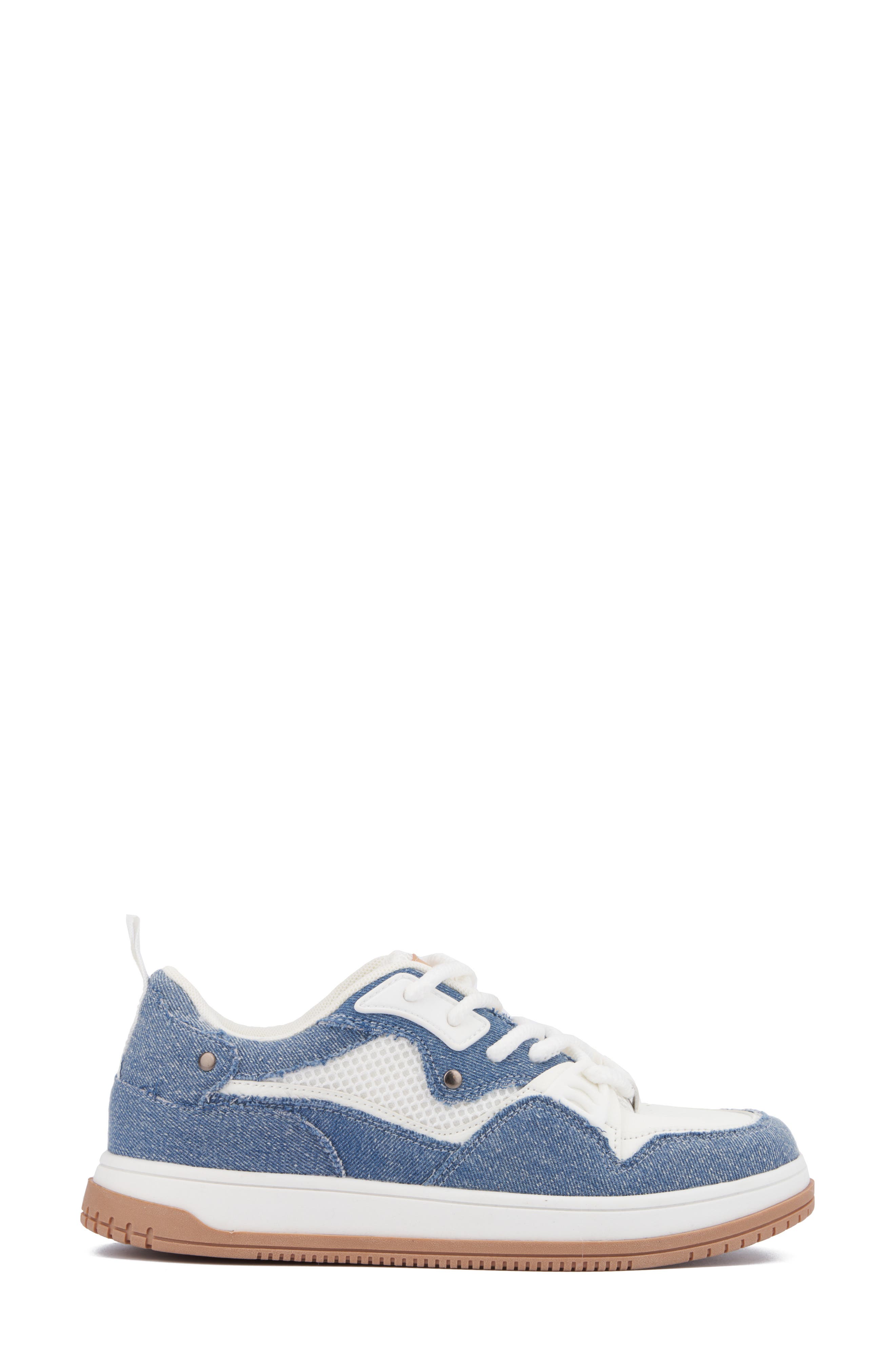 OLIVIA MILLER Famous Low Top Sneaker, Alternate, color, Blue
