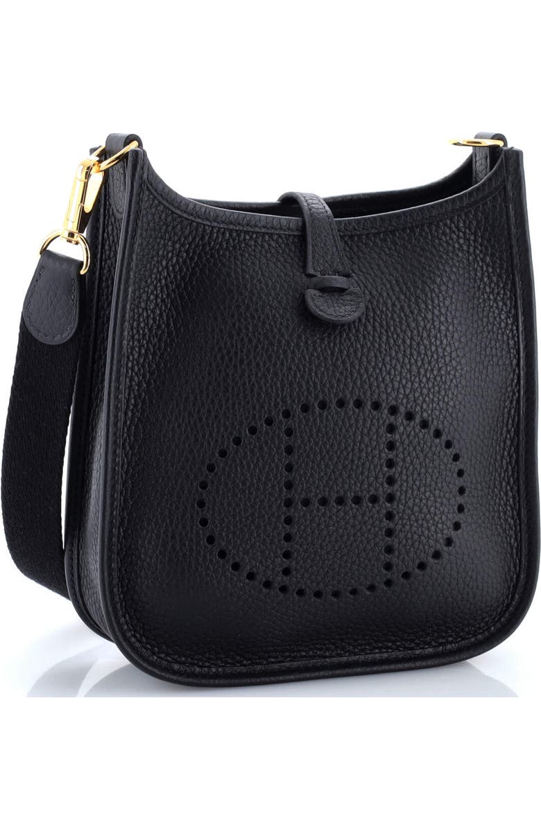 Pre-Owned Hermes Evelyne Bag Gen III Clemence TPM, Alternate, color, Noir