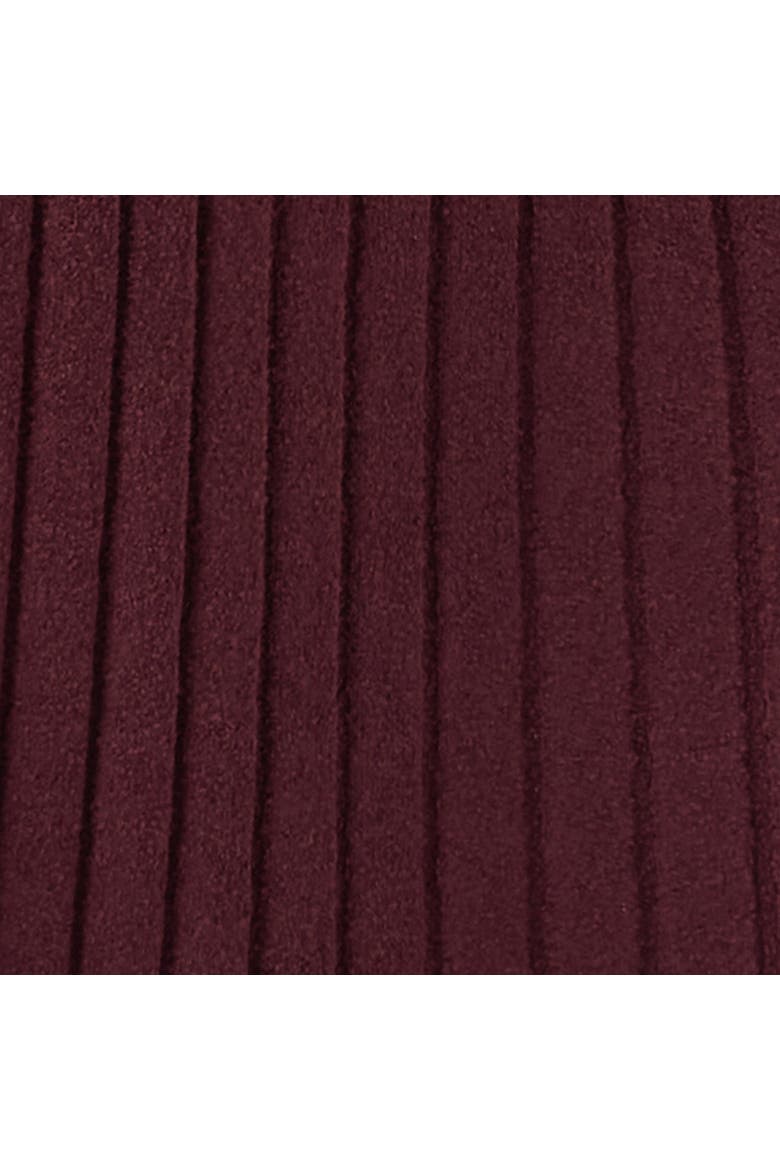 Charli Rib Knit Skirt, Alternate, color, Maroon