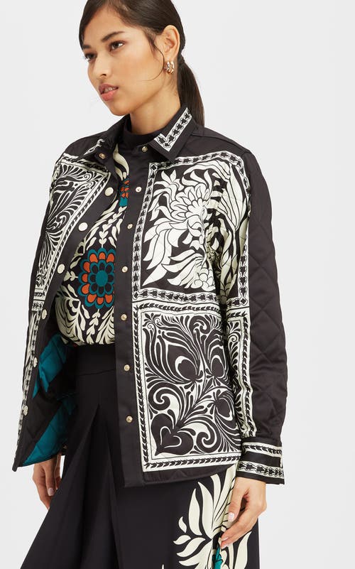 La Doublej Iris Shirt Jacket In Black