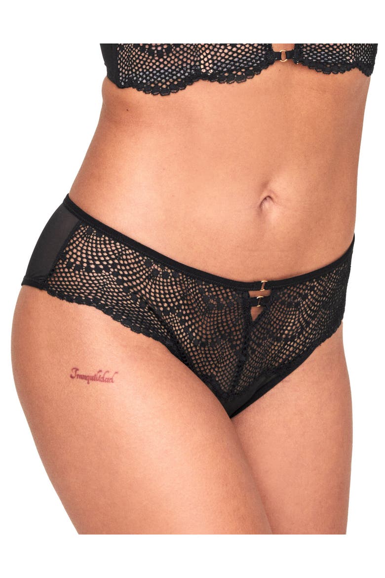 Margaritte Cheeky Panties, Main, color, Black