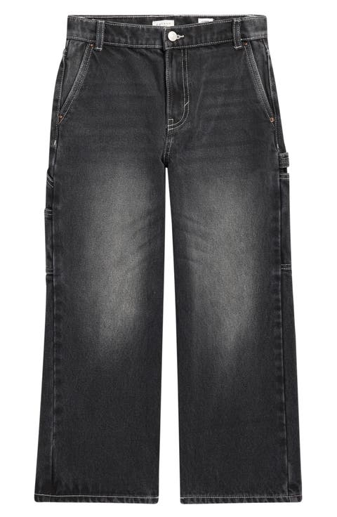 Kids' Washed Baggy Jeans