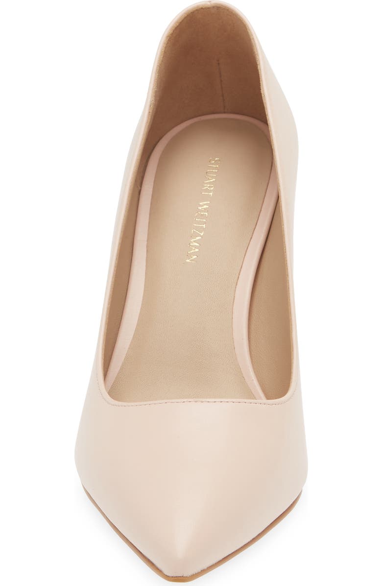 Stuart Weitzman Leigh 75 Pointed Toe Pump, Alternate, color, Rosewater