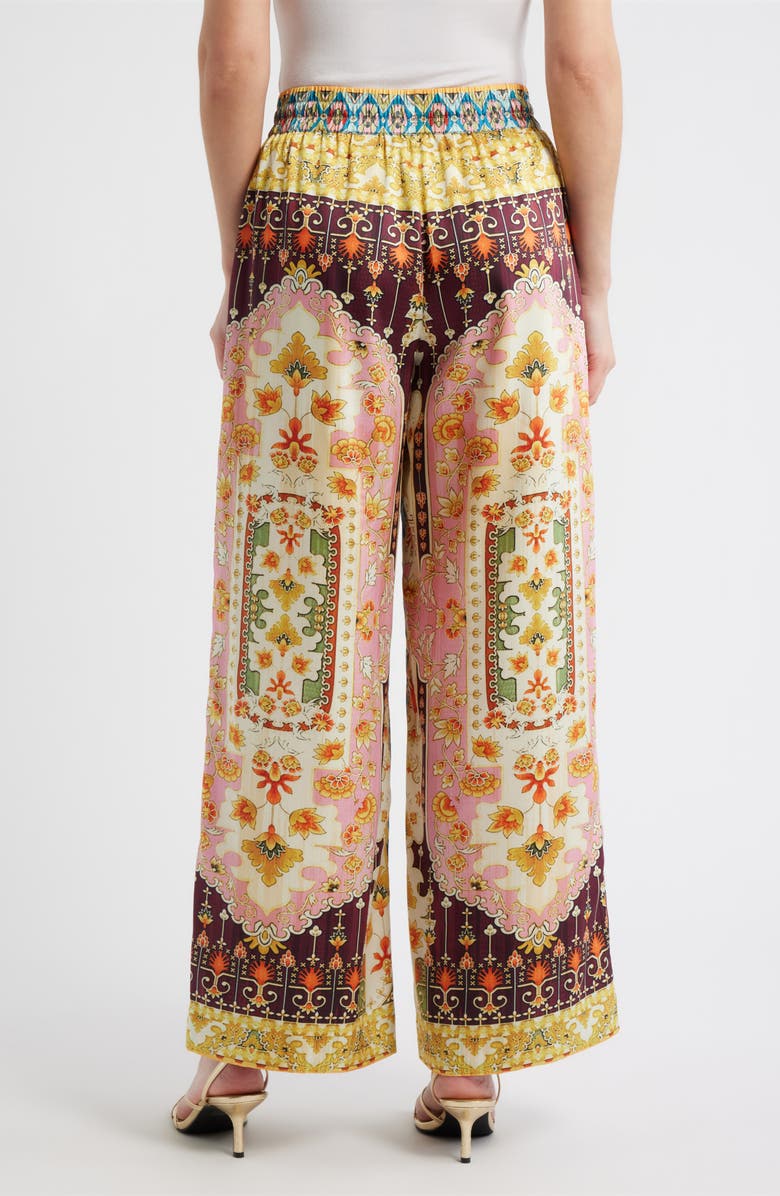 Elie Tahari The Lior Mix Print Wide Leg Pants, Alternate, color, Baroque Print