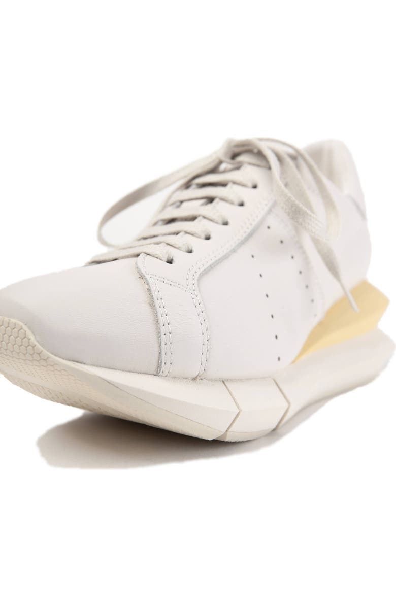 Paloma Barcelo Alenzon Wedge Sneaker, Alternate, color, White/ Gesso-S.yellow