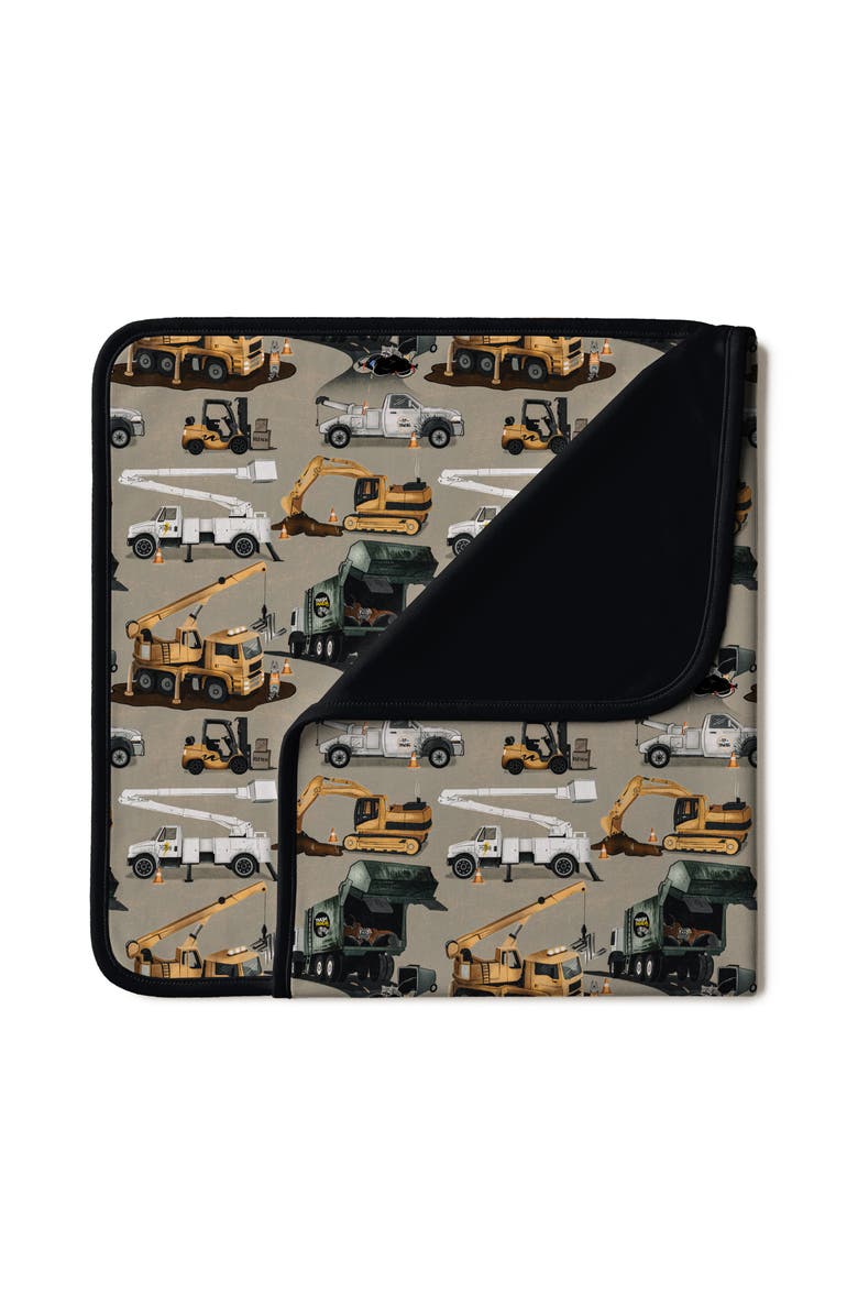 Fletch Work Hard, Play Hard Blanket, Main, color, Beige