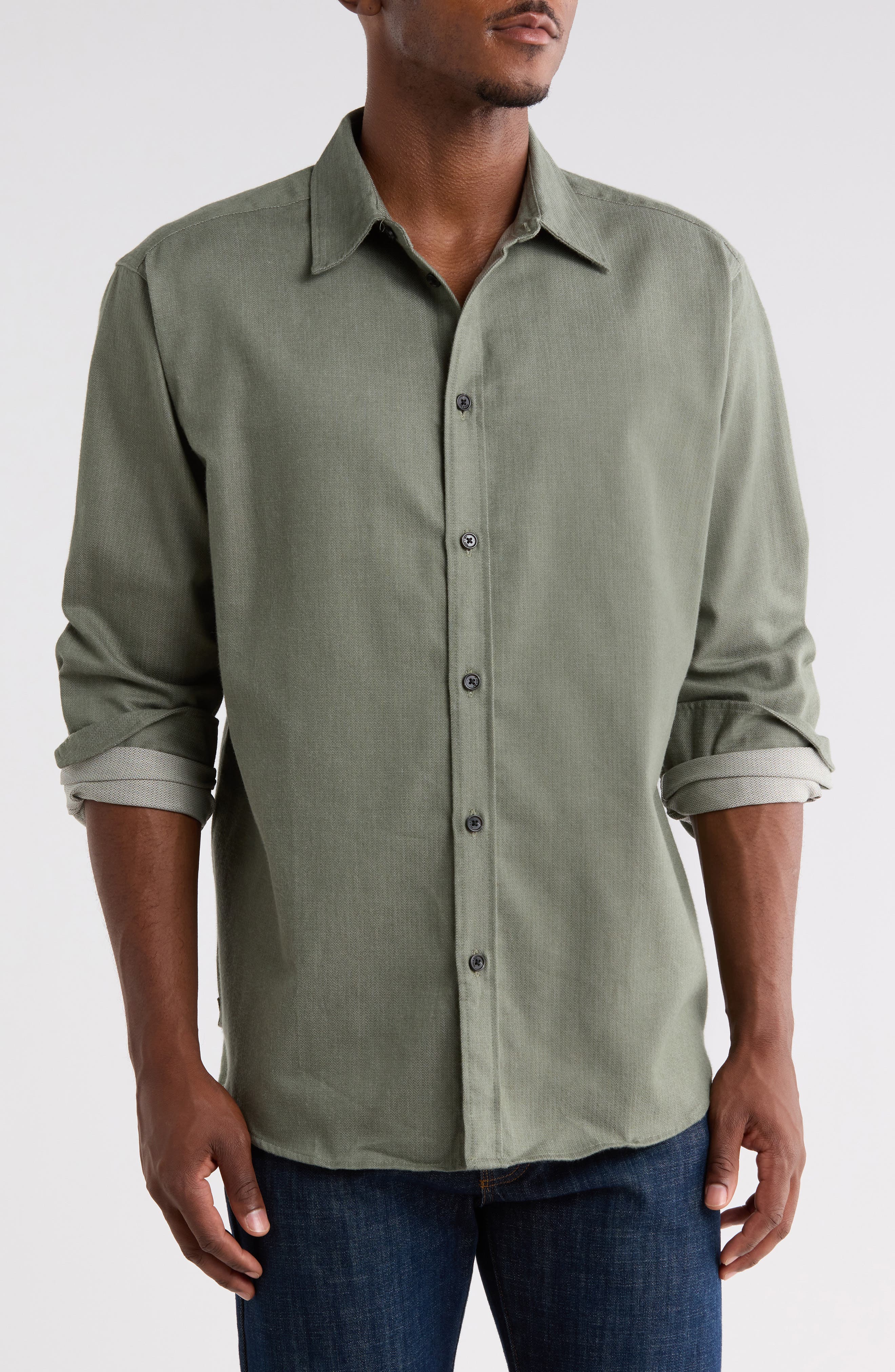 Mateo Washed Cotton Button-Front Shirt