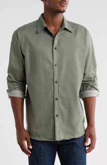 Mateo Washed Cotton Button-Front Shirt