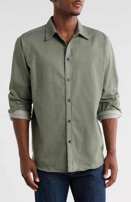Mateo Washed Cotton Button-Front Shirt