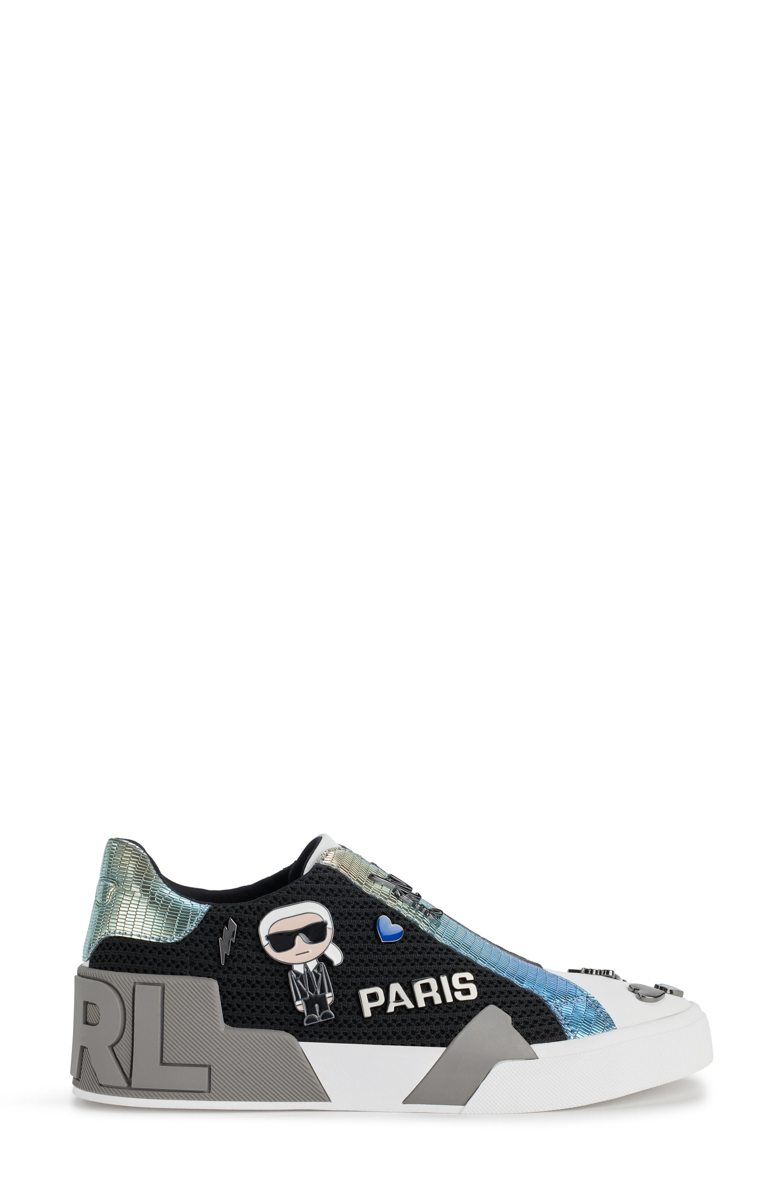 Mavise Sneaker, Alternate, color, BLACK/ MULTI