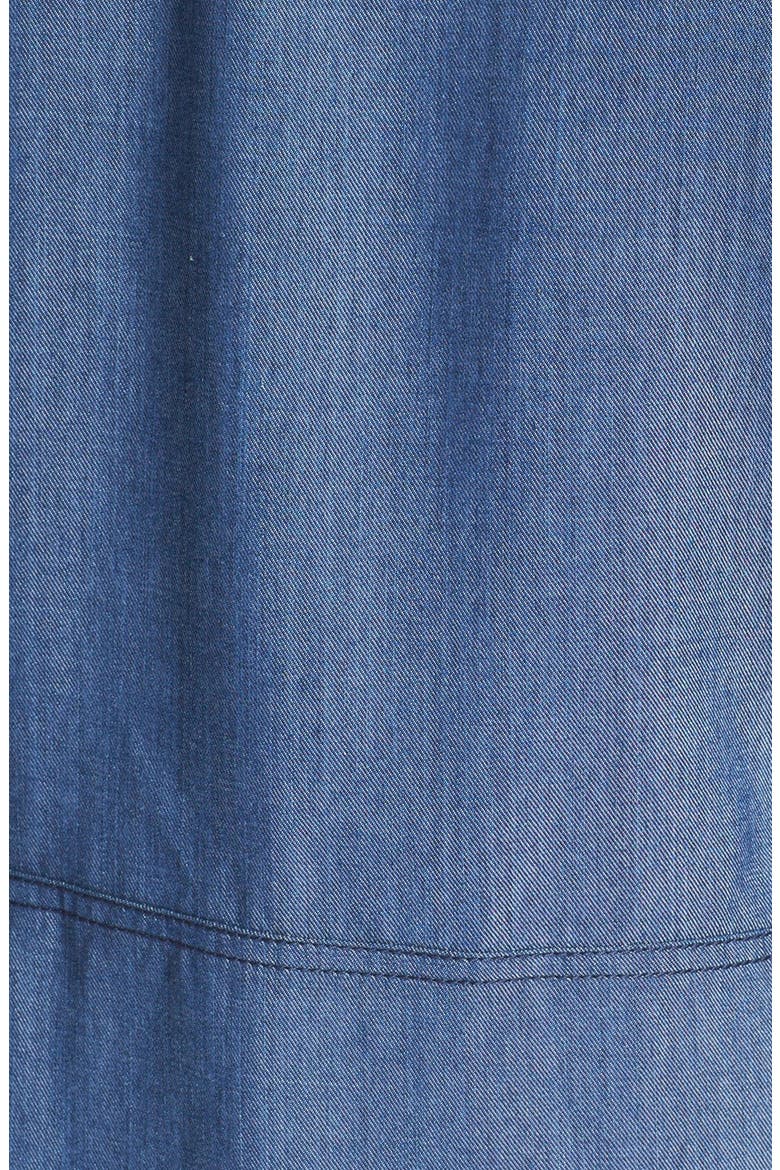 Chambray Shift Dress, Alternate, color, DARK CHAMBRAY