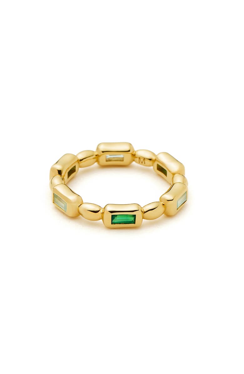 Missoma Molten Stone Stacking Ring, Alternate, color, Gold