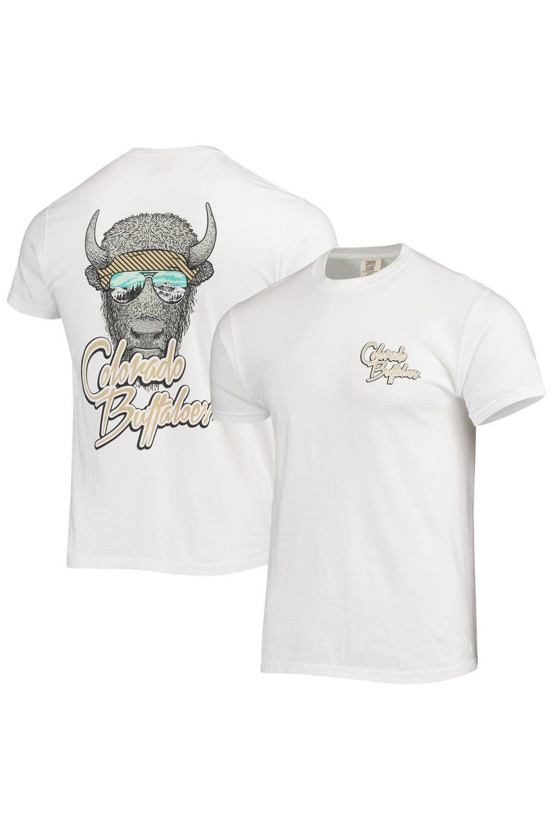 Men's White Colorado Buffaloes Mascot Bandana T-Shirt, Main, color, White