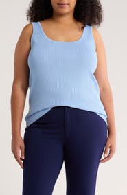 Jones New York Sutton Rib Sweater Tank