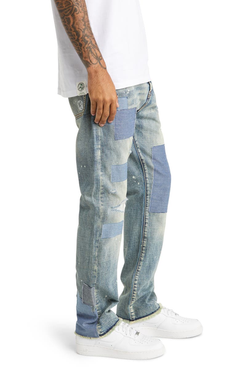Billionaire Boys Club Encounter Rip & Repair Stretch Jeans, Alternate, color, 