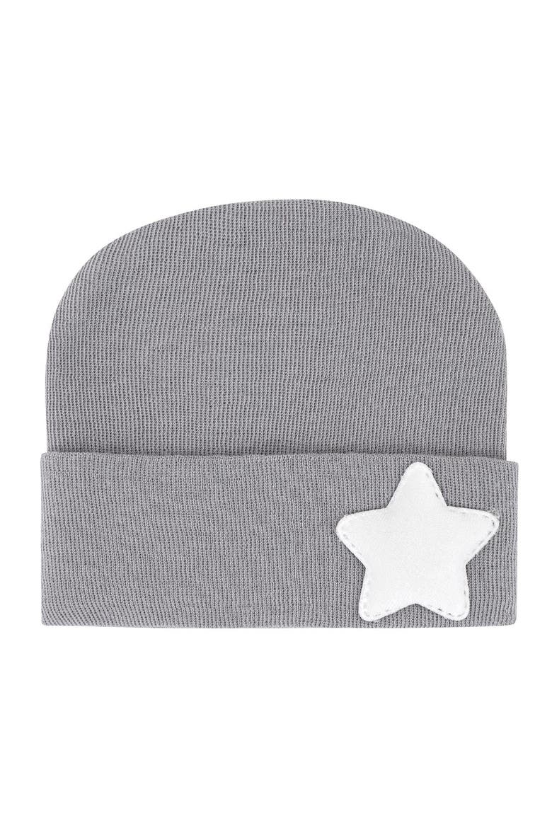 Newborn Hospital Hats 2 Packs, Alternate, color, Grey & White