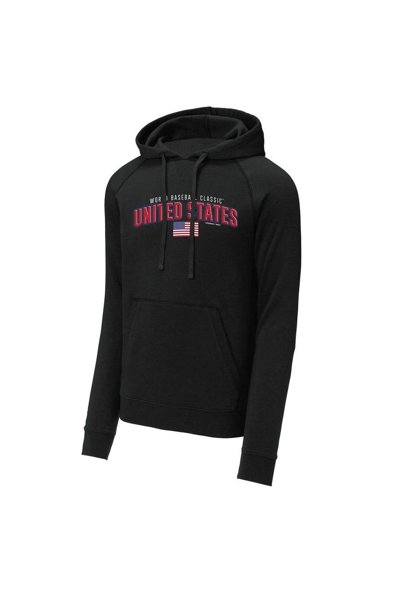 Men's LEGENDS Black USA Baseball 2023 World Baseball Classic Country Pride Pullover Hoodie, Alternate, color, Black