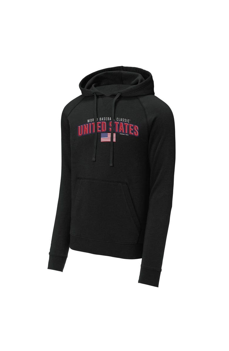Legends Merchandise Men's LEGENDS Black USA Baseball 2023 World Baseball Classic Country Pride Pullover Hoodie, Alternate, color, 