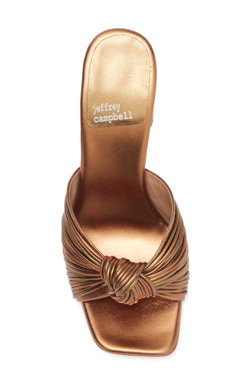 Jeffrey Campbell Melonger Block Heel Sandal In Brown