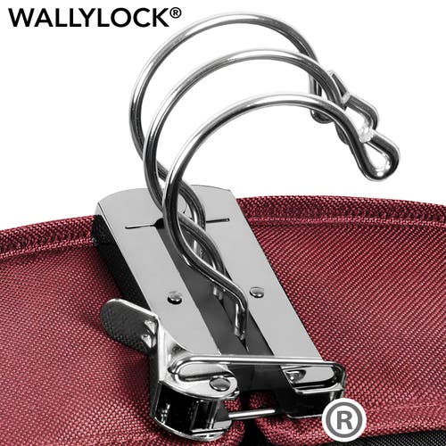 Wallybags 52" Premium Travel Garment Bag With Shoulder Strap And Two Large Pockets In Red