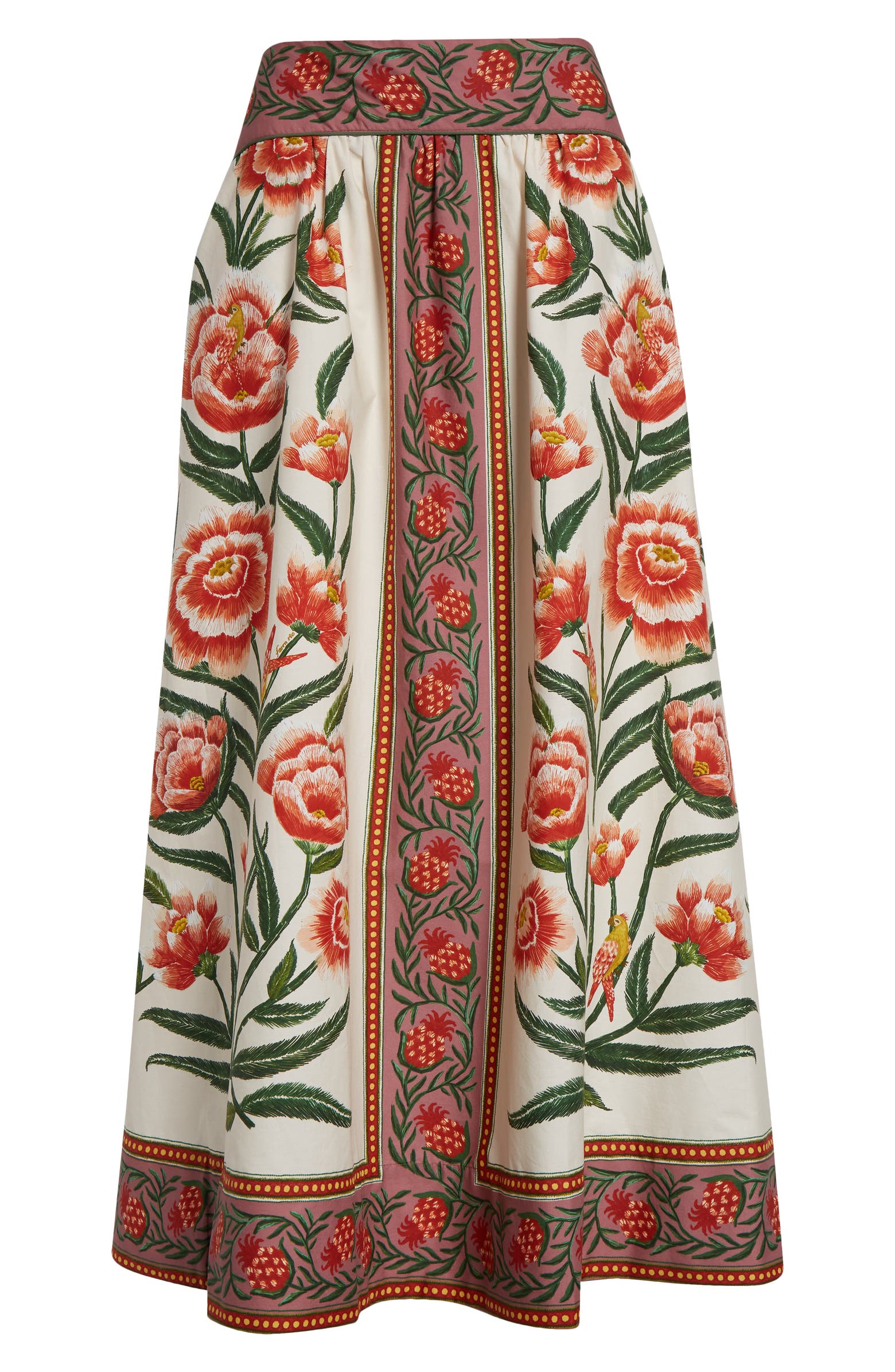 FARM Rio Anika Placed Floral Print Cotton Skirt | Nordstrom