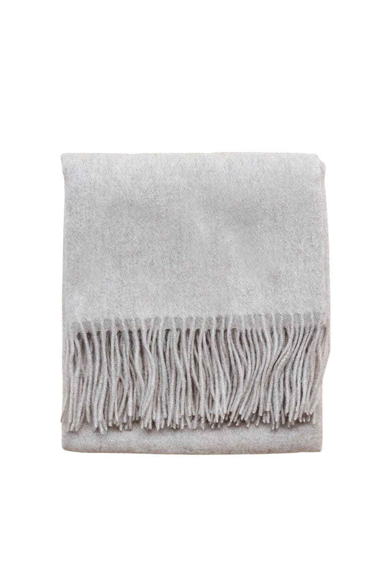 Lamsbwool Baby Blanket, Main, color, Oatmeal Melange